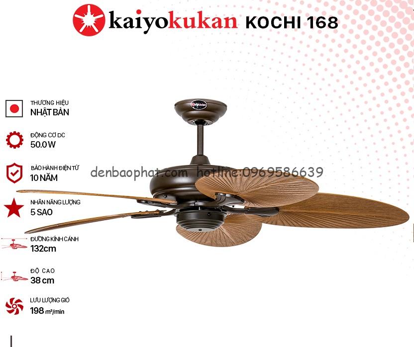 Quạt trần KAIYOKUKAN KOCHI 168